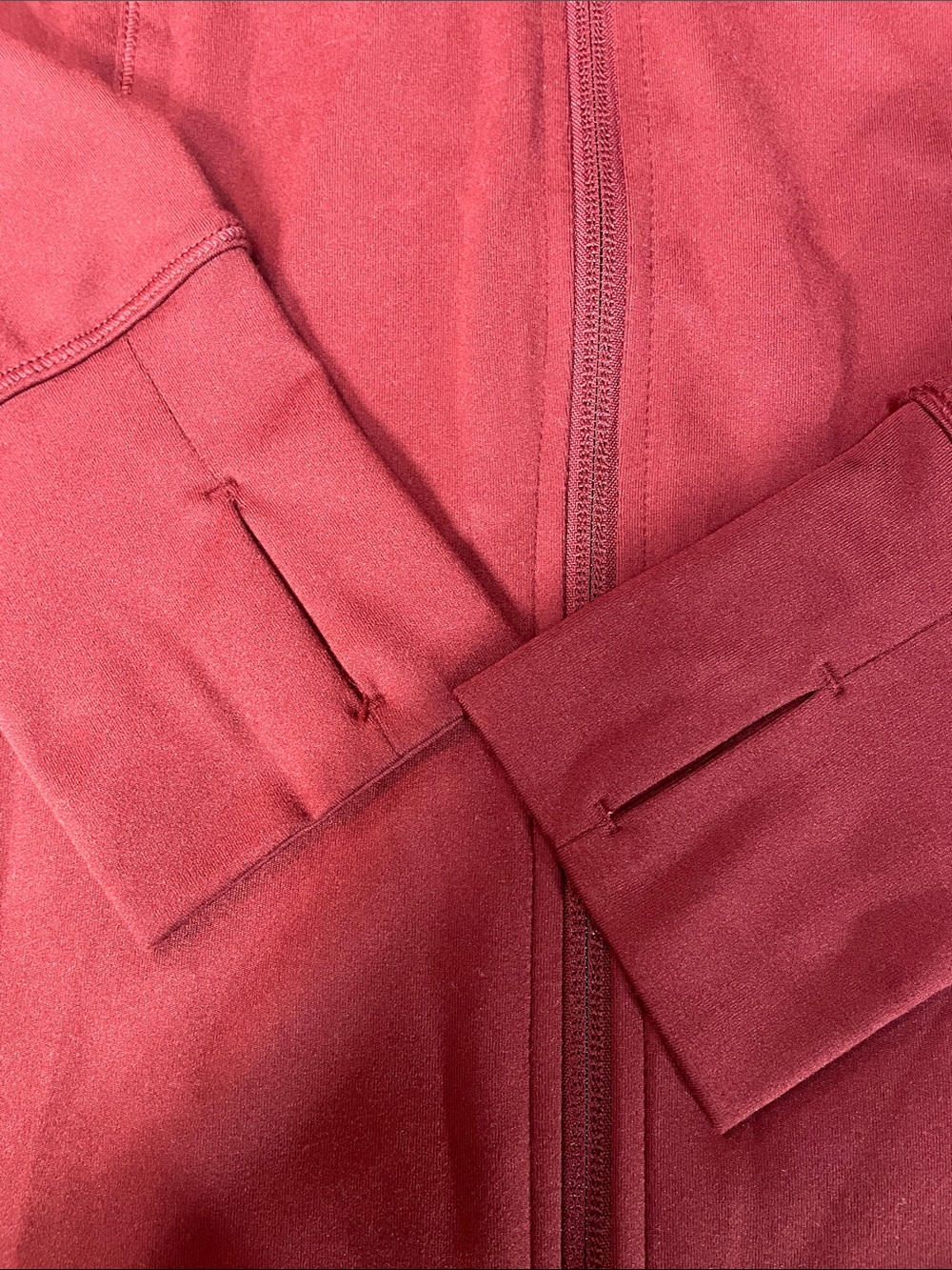 all in motion Women's Maroon Knit Full-Zip Slim Fit Jacket Size XS NWT - Picture 4 of 6